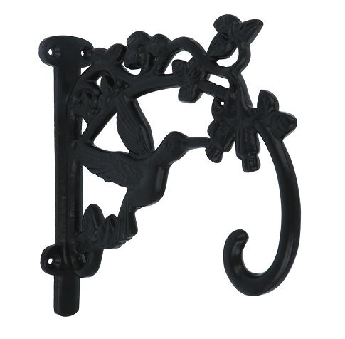 Plantenhanger IJzer zwart Vogel 171x185 mm - Afbeelding 2