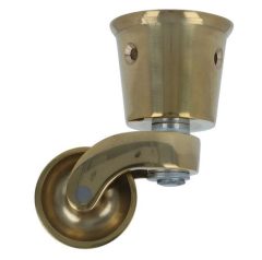 Messing wiel met sok groot