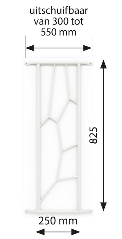 SecuBar Siertralie Deco 2 Wit - Afbeelding 3