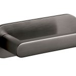 Olivari deurklink Link op horizontaal schild antraciet mat titaan PVD