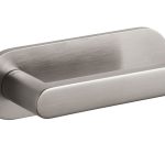 Olivari deurklink Link op horizontaal schild rvs mat titaan PVD