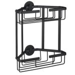 Differnz Doucherekje Driehoek 2-laags mat zwart