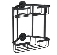 Differnz Doucherekje Driehoek 2-laags mat zwart