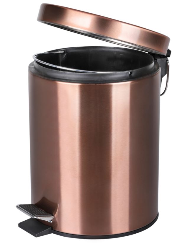 Differnz Pedaalemmer 5 liter Rood Koper - Afbeelding 3