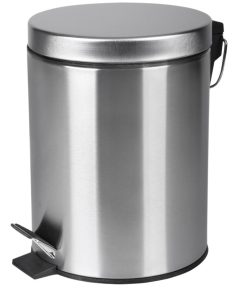 Differnz Pedaalemmer 5 liter mat chroom