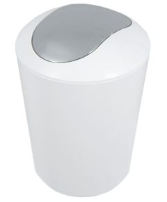 Differnz Paris Afvalemmer Swing 8 liter Wit