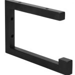 Differnz Handdoekdrager 23 x 15 cm zwart