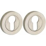 Set van twee PC-Plaatjes Vivo BB mat nikkel ongelakt