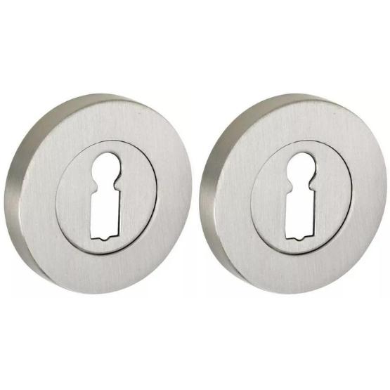 Set van twee sleutelplaatjes Vivo BB mat nikkel ongelakt