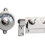 WC-overslag Elegant vlak mat nikkel ongelakt