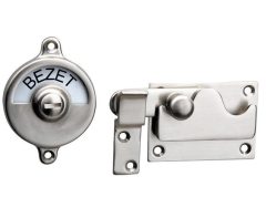 WC-overslag Elegant vlak mat nikkel ongelakt