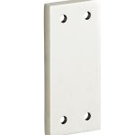 Vulplaat tbv SKG raamsluiting 3 mm glans nikkel