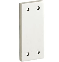 Vulplaat tbv SKG raamsluiting 3 mm glans nikkel