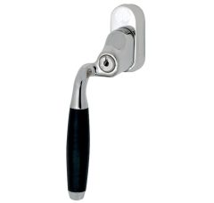 SKG2 Draaikiepgarnituur afsluitbaar Ton ebben/Smal Links glans nikkel