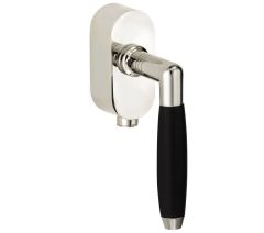 SKG2 Draaikiepgarnituur afsluitbaar Ton ebben/Elegant glans nikkel