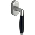 Draaikiepgarnituur Ton ebben/Elegant mat nikkel ongelakt