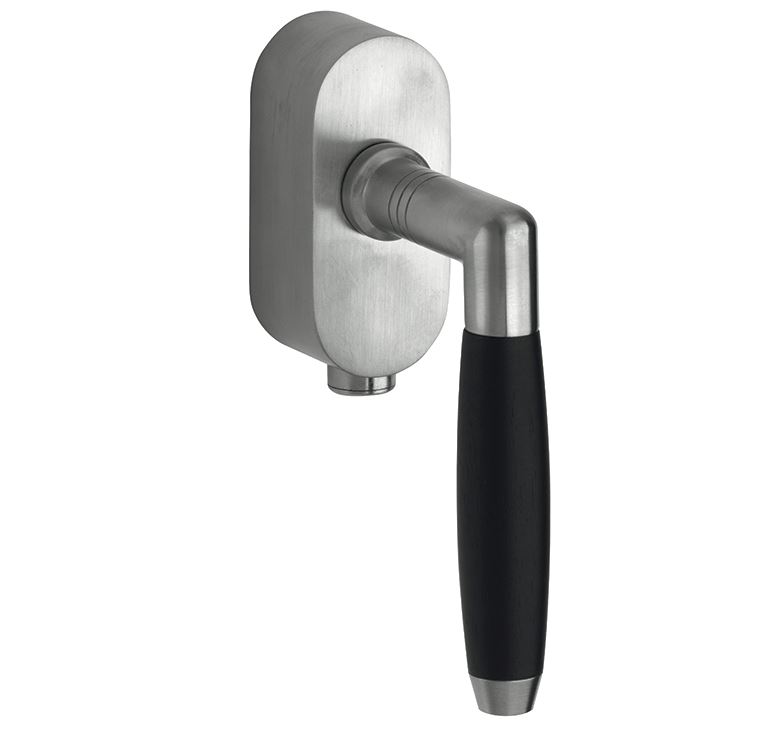 SKG2 Draaikiepgarnituur afsluitbaar Ton ebben/Elegant mat nikkel ongelakt