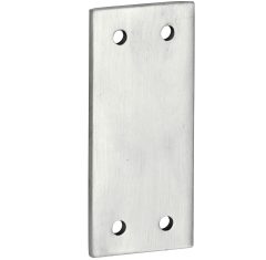 Vulplaat tbv SKG raamsluiting 3 mm mat nikkel ongelakt