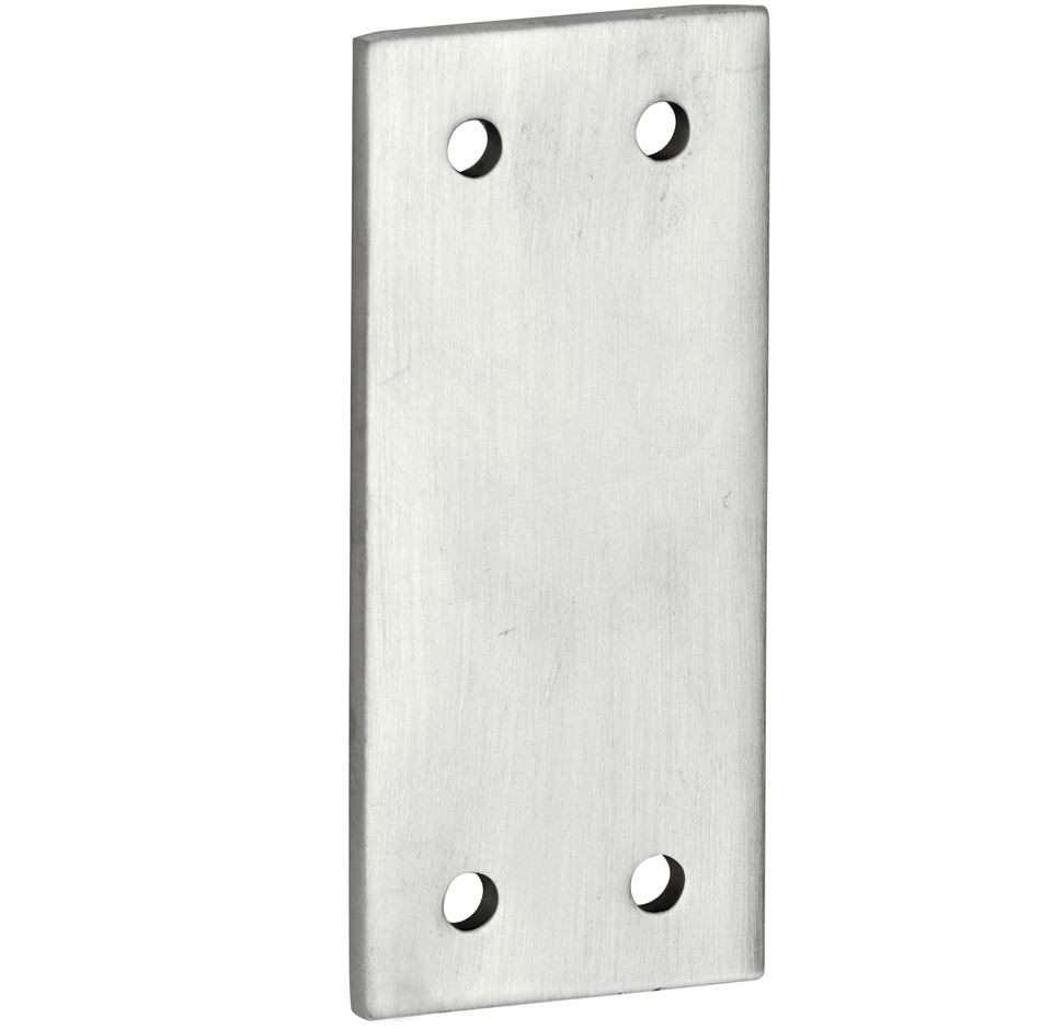 Vulplaat tbv SKG raamsluiting 3 mm mat nikkel ongelakt