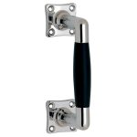 Deurgreep Ton ebben/vierkant glans nikkel