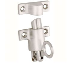 Raamknip Elegant met sluitkom mat nikkel ongelakt