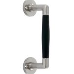 Deurgreep Ton ebben/rond mat nikkel ongelakt