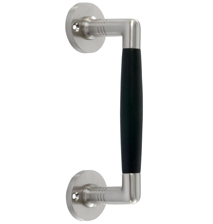 Deurgreep Ton ebben/rond mat nikkel ongelakt