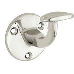 Leuninghouder Elegant hol opschroevend glans nikkel