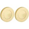 Set van twee blinde plaatjes Vivo BB messing gelakt