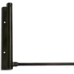 Deursluiter Justor met pen voor buitengebruik zwart