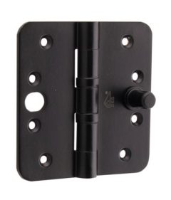 Kogellagerscharnier SKG3 89x89 ronde hoek vlak mat zwart