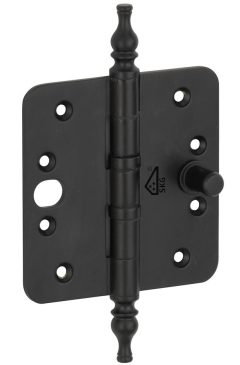 Kogellagerscharnier SKG3 89x89 ronde hoek vaas mat zwart
