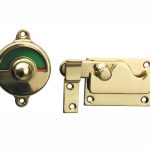 WC-overslag Elegant vlak messing ongelakt