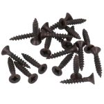 20 stuks Schroeven Pozy Drive brons 3.5 x 20 mm