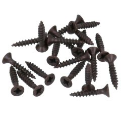 20 stuks Schroeven Pozy Drive brons 3.5 x 20 mm