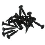 20 stuks zwarte Schroeven Pozy Drive 3.5 x 20 mm