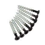 8 stuks zwarte Schroeven Torx 4.5 x 40 mm