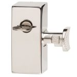 Bijzetslot Elegant buiten draaiend glans nikkel