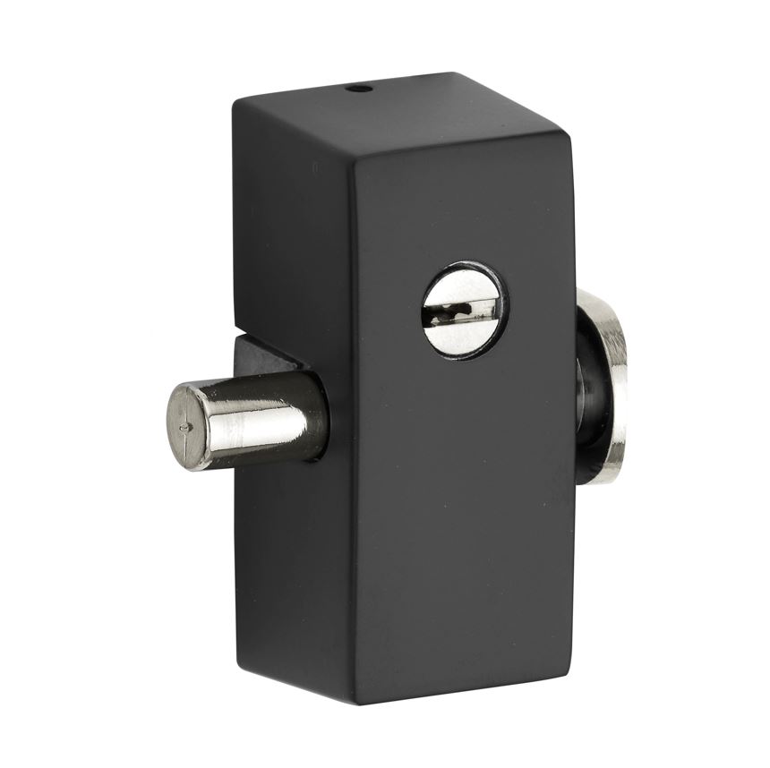 Bijzetslot Elegant buiten draaiend mat zwart