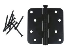 XBL Kogellagerscharnier 89x89x2.5 mm ronde hoek zwart