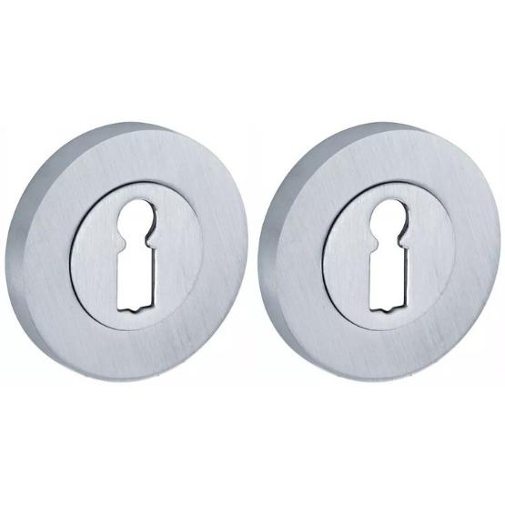 Set van twee sleutelplaatjes Vivo BB mat chroom