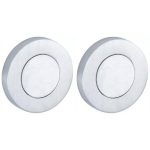 Set van twee blinde plaatjes Vivo BB mat chroom