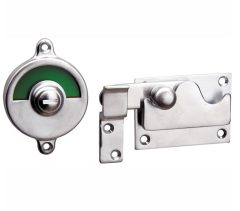 WC-overslag Elegant vlak mat chroom