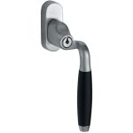 SKG2 Draaikiepgarnituur afsluitbaar Ton ebben/Smal Rechts mat chroom