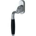 SKG2 Draaikiepgarnituur afsluitbaar Ton ebben/Smal Links mat chroom