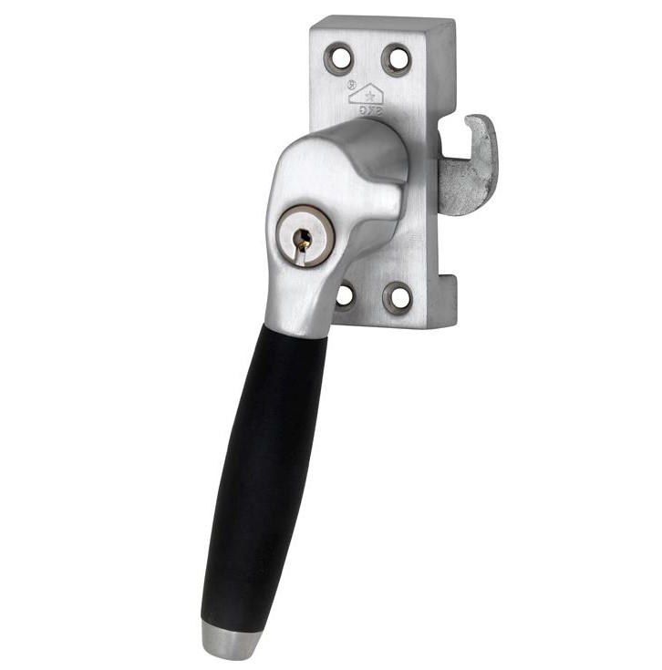 SKG Raamsluiting Met Sluitplaat Links Ton ebben mat chroom