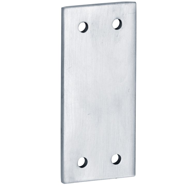 Vulplaat tbv SKG raamsluiting 3 mm mat chroom