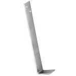 Valijzer Elegant mat chroom 160 mm