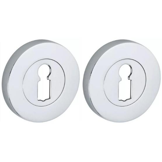 Set van twee sleutelplaatjes Vivo BB glans chroom