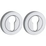 Set van twee PC-Plaatjes Vivo BB glans chroom